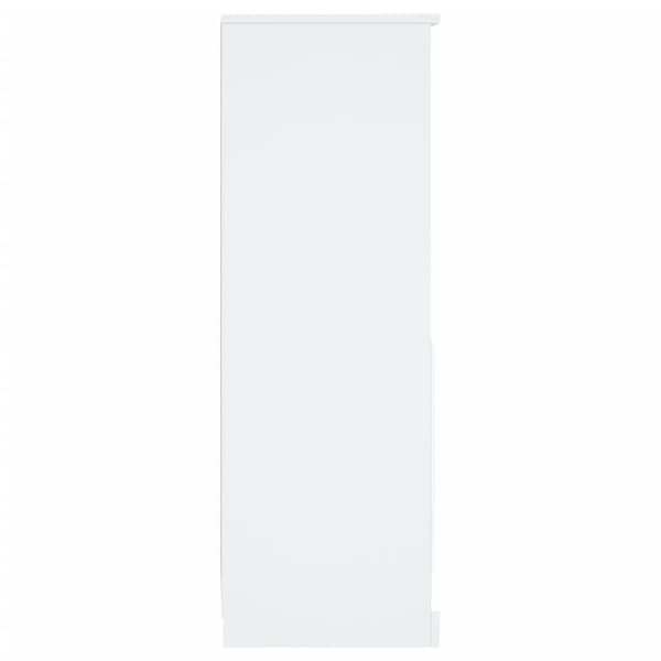 Skåp vit 36x35,5x103,5 cm konstruerat trä