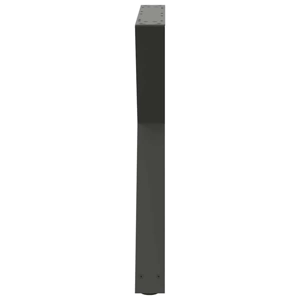 Matbordsben 2 st antracit 70x(72-73,3) cm stål