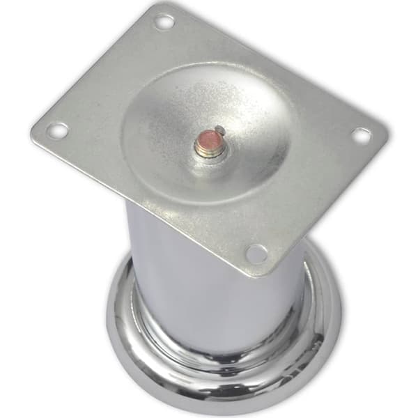 Runda soffben 8 st krom 60 mm