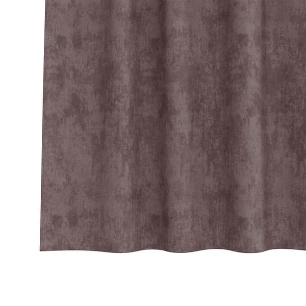 Sammetsgardiner 2 st Brun 175 x 140 cm Sammet