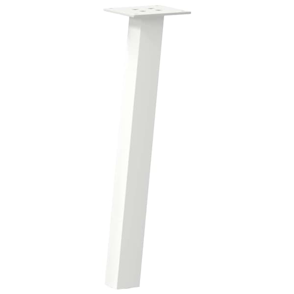 Soffbordsben 4 st vita 30 cm stål
