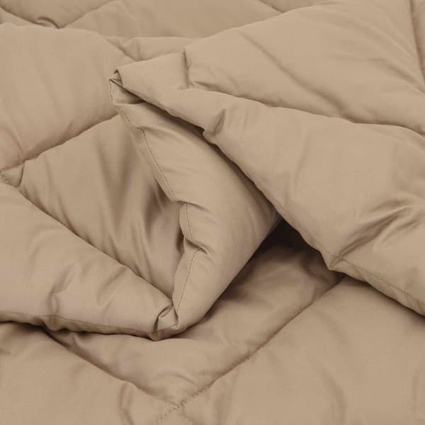 Vinter Täcke Taupe 140 x 200 cm Mikrofiber
