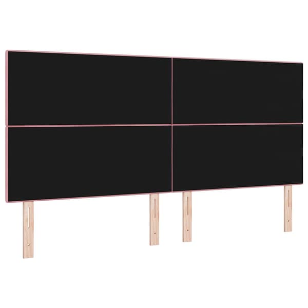 Huvudgavel Rosa 200 cm Sammet