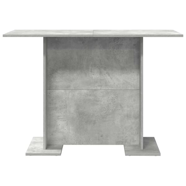 Matbord 110 x 60 x 75 cm Konstruerat trä Betonggrå Rektangulär