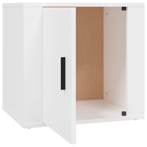 Sängbord 2 st vit 50x39x47 cm