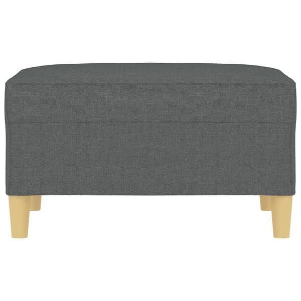 Fotpall mörkgrå 70x55x41 cm tyg