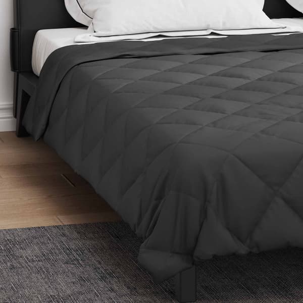 Full Års-Duvet Antracit 200 x 200 cm Mikrofiber