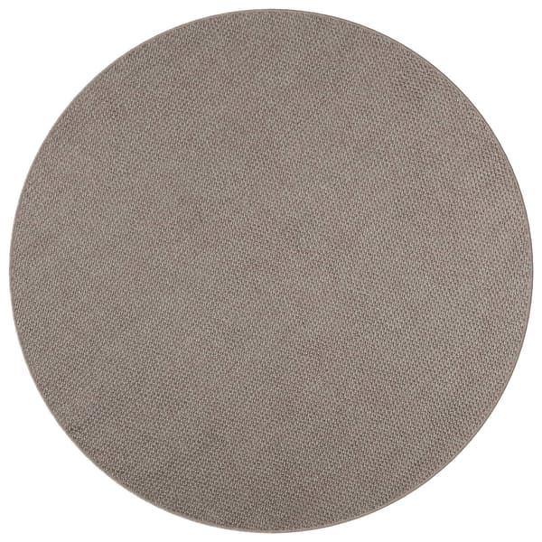 Inomhusmatta LUGO Kräm och Taupe Ø 200 CM Polyester
