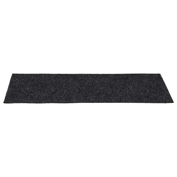 Trappmattor självhäftande 30 st 60x25 cm mörkgrå rektangulära