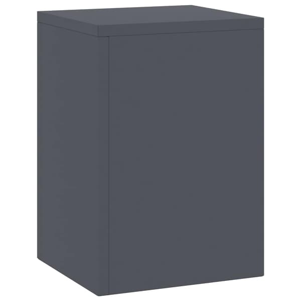 Växtställ 2 pcs Antracit 24 x 24 x 35 cm Stål