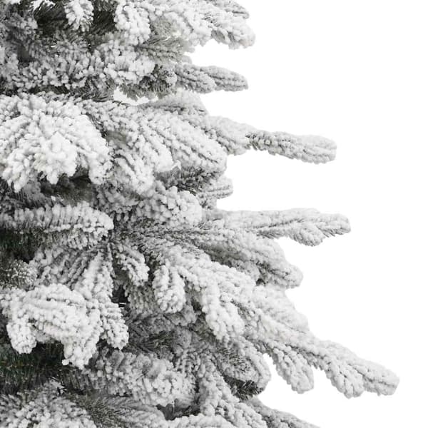 Plastgran med snö gångjärn 180 cm