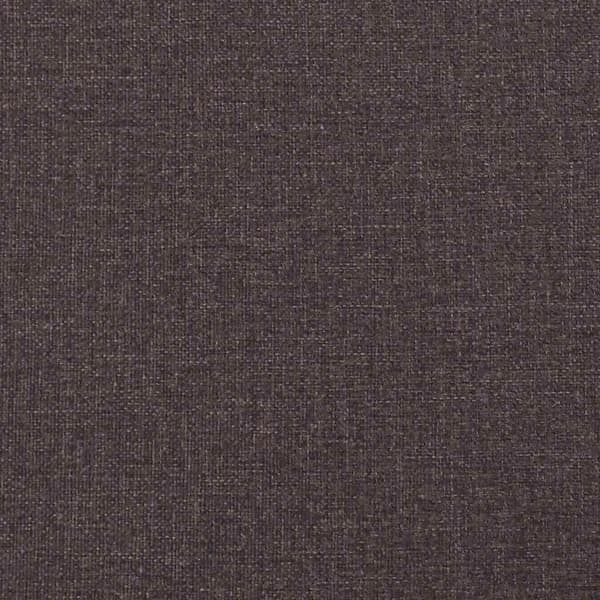 Bed Frame "Dover" Dark Brown 120x200 cm Fabric