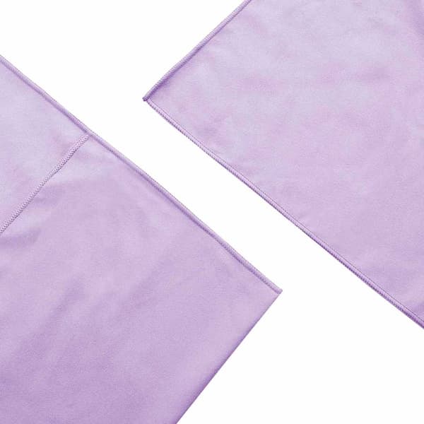 Utomhus Stols Handdukar 2 st Lila 130 x 60 cm