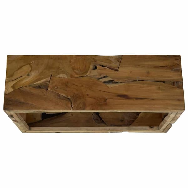 Soffbord 90x50x30 cm äkta teak brun