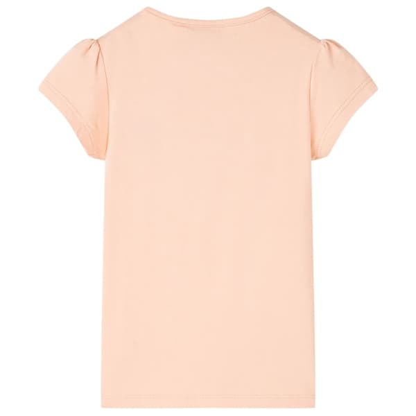 T-shirt för barn ljus orange 128