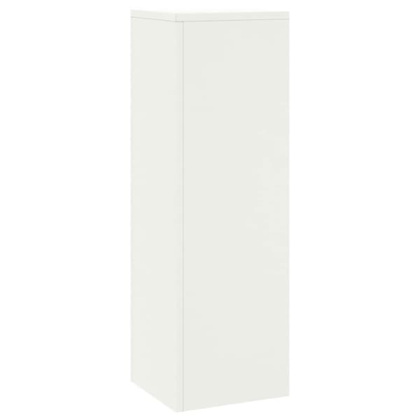 Växtställ 2 pcs Vit 24 x 24 x 75 cm Stål
