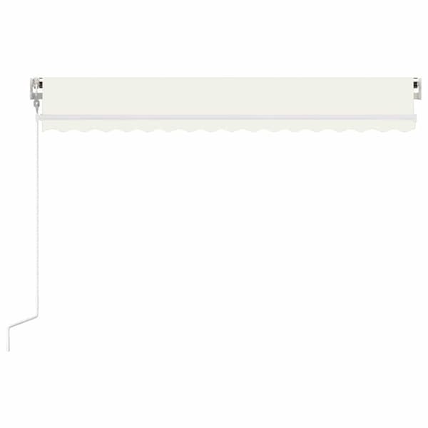 Automatisk markis 450x300 cm gräddvit