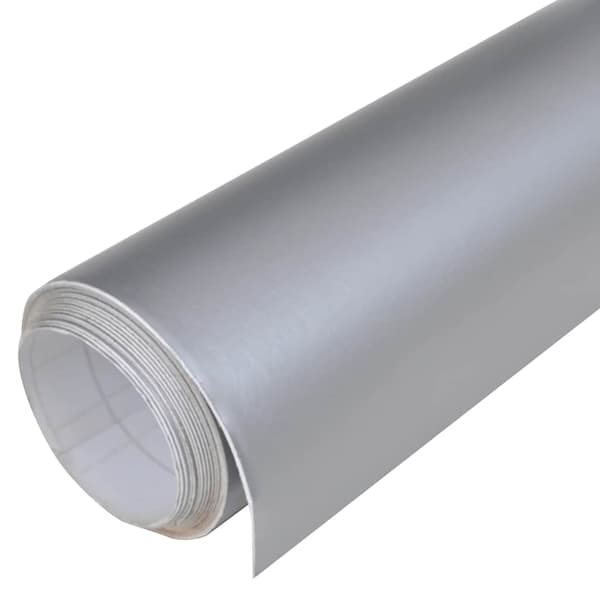 Bilfoliering matt silver 100x150 cm