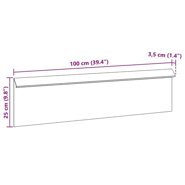 Snigelfence Silver 100 x 3,5 x 25 cm Galvaniserat Stål