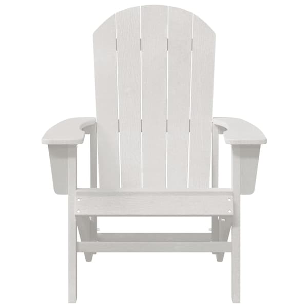 Trädgård Stol 2 pcs Vit 82 x 74 x 92 cm polyeten
