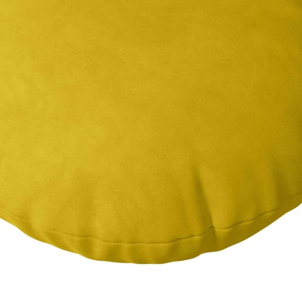 Sittkuddar 2 pcs Gul Ø50 x 19 cm Sammet