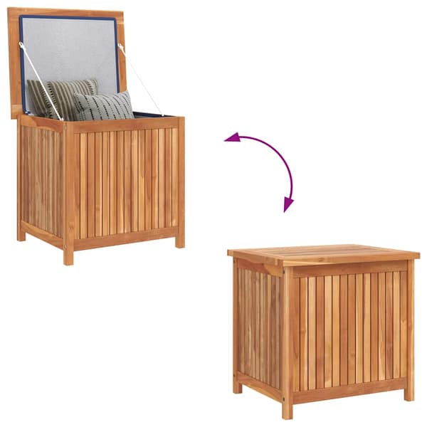 Trädgårdslåda 60x50x58 cm massiv teak