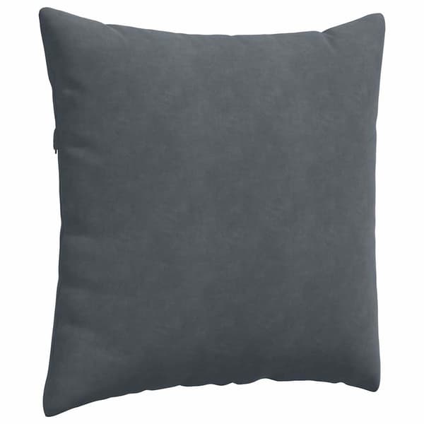 Sofakuddar 2 pcs Mörkgrå 60 x 60 cm Kordread tyg