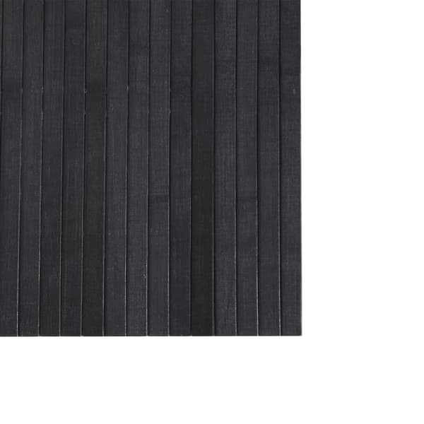 Rumsavdelare grå bredd 400 cm höjd 165 cm bambu