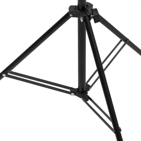 T-stativ svart 201x60x(70-200) cm