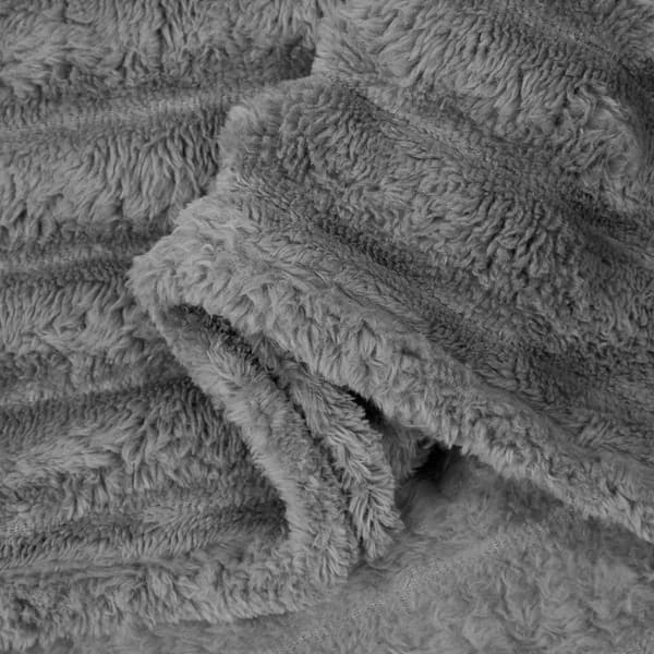 Kastfilt Mörkgrå 200 x 150 cm Fleece