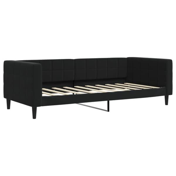 Dagbädd svart 90x190 cm sammet