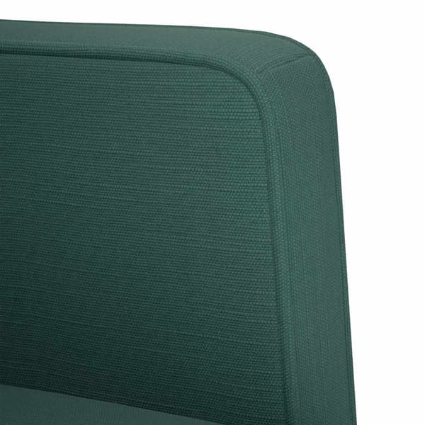 Loveseat soffa mörkgrön 111 cm tyg