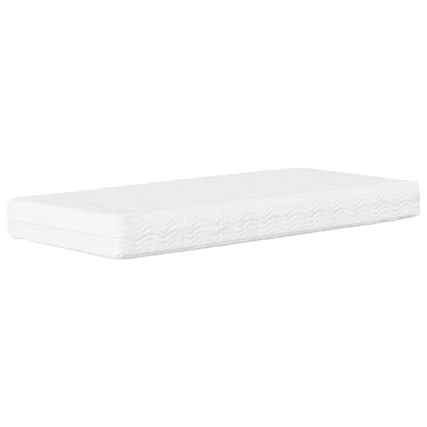 Dagbädd med madrass ljusgrå 100x200 cm sammet