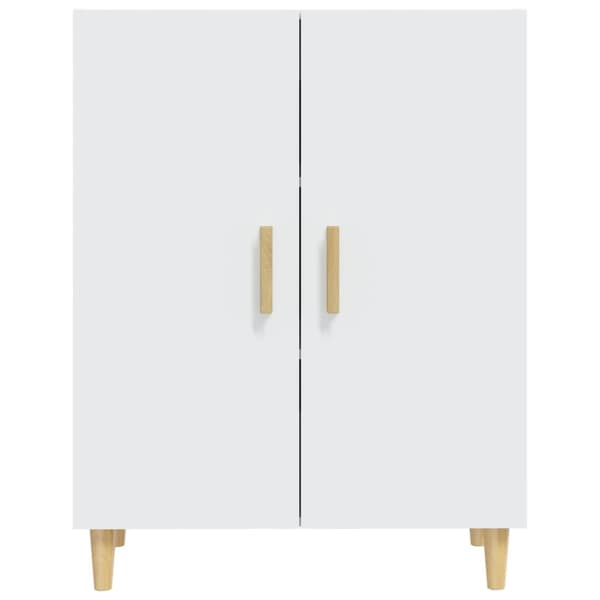 Skänk vit 70x34x90 cm konstruerat trä