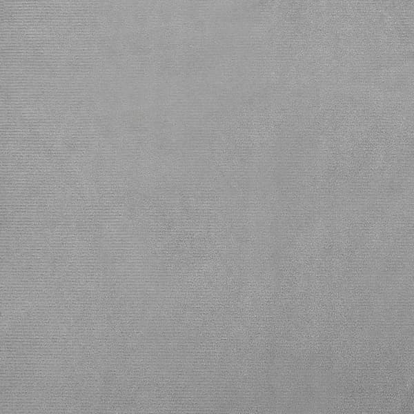 Hundbädd ljusgrå 70x40x24 cm sammet