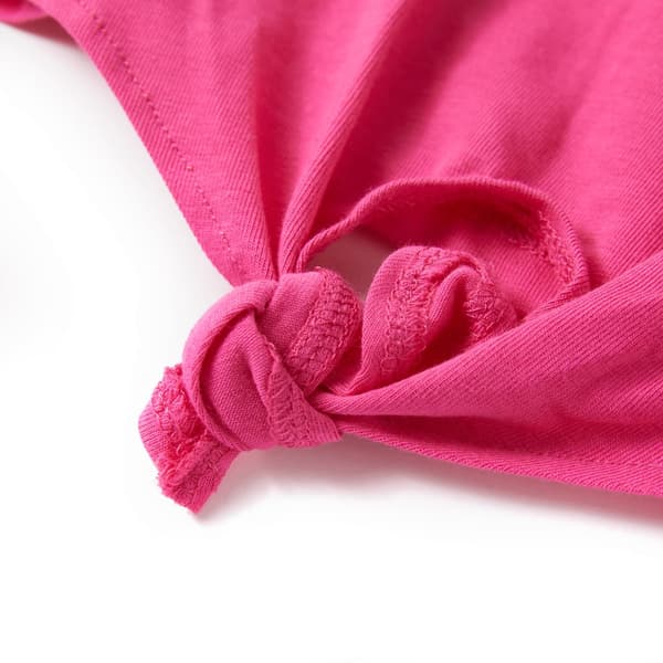 T-shirt för barn mörk rosa 116