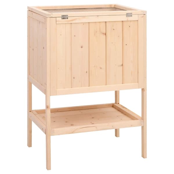 Hamsterbur 55x40x80 cm massivt trä gran