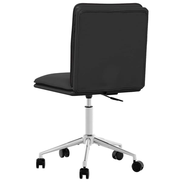 Matstol svart konstläder