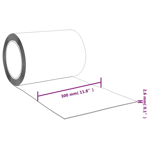 Köldridå blå 300x2,6 mm 10 m PVC