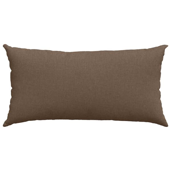 Sofakuddar 2 pcs Brun 80 x 40 cm tyg