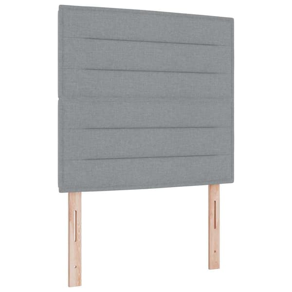 Huvudgavel Ljusgrå 100 cm tyg