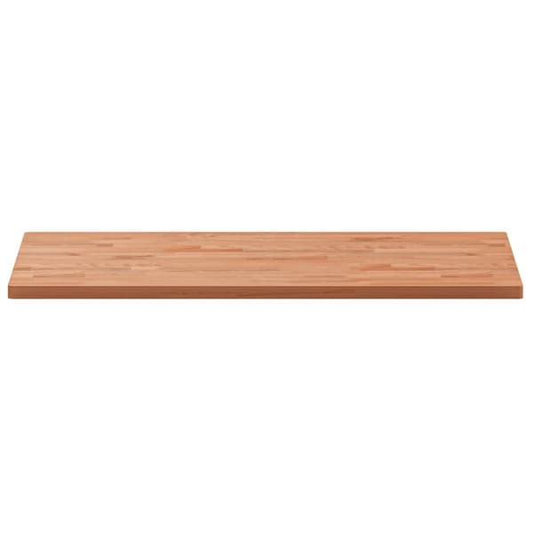 Bordsskiva 100x50x2,5 cm rektangulär massivt bokträ