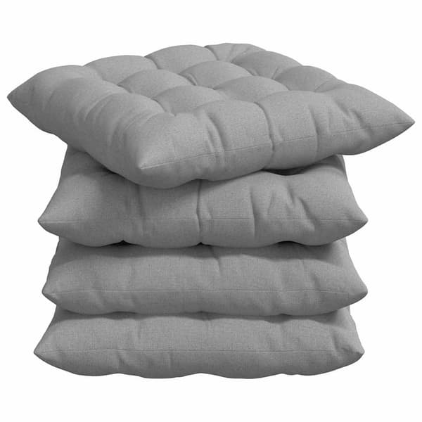 Sittkuddar 4 pcs Moln Grå 40 x 40 x 6 cm tyg