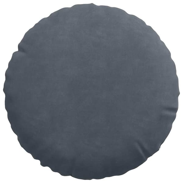 Sittkuddar 2 pcs Mörkgrå Ø30 x 13 cm Sammet