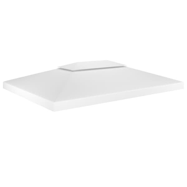 Paviljongtak med ventilering 310 g/m² 4x3 m vit