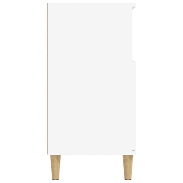 Byrå vit 60x35x70 cm konstruerat trä