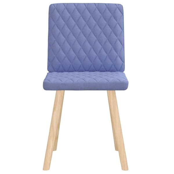 Matstolar 2 st Jeans blått tyg
