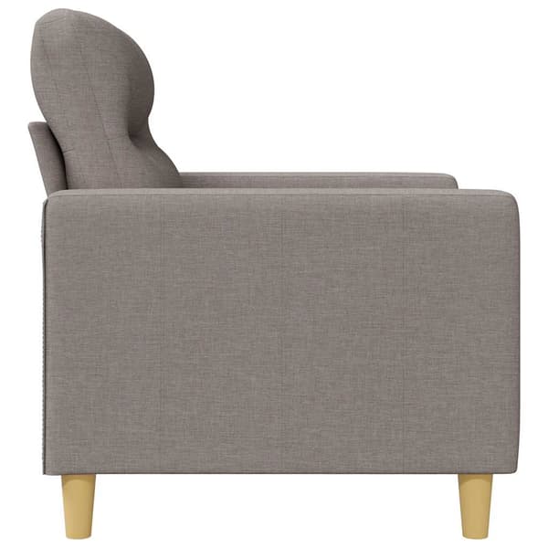 3-sitssoffa taupe 180 cm tyg