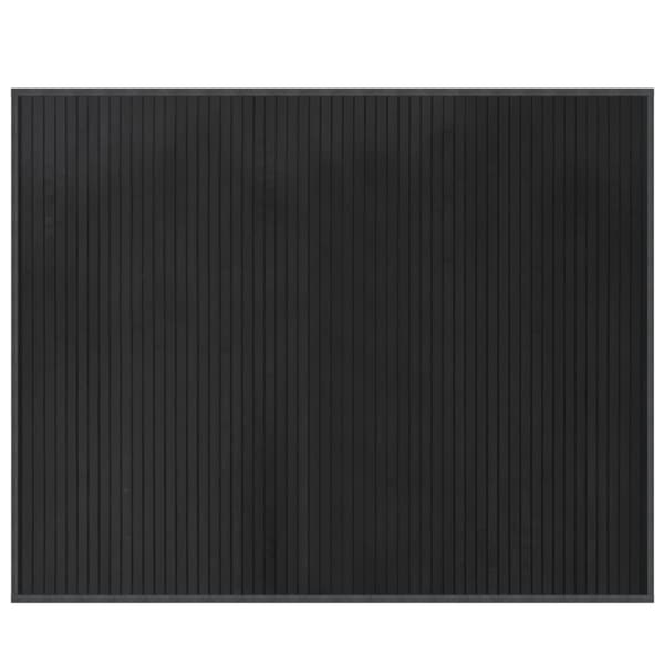 Matta rektangulär grå 80x100 cm bambu