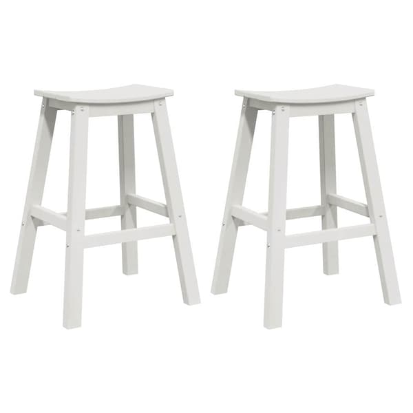 Barpall 2 pcs Vit 52 x 43 x 73,5 cm HDPE
